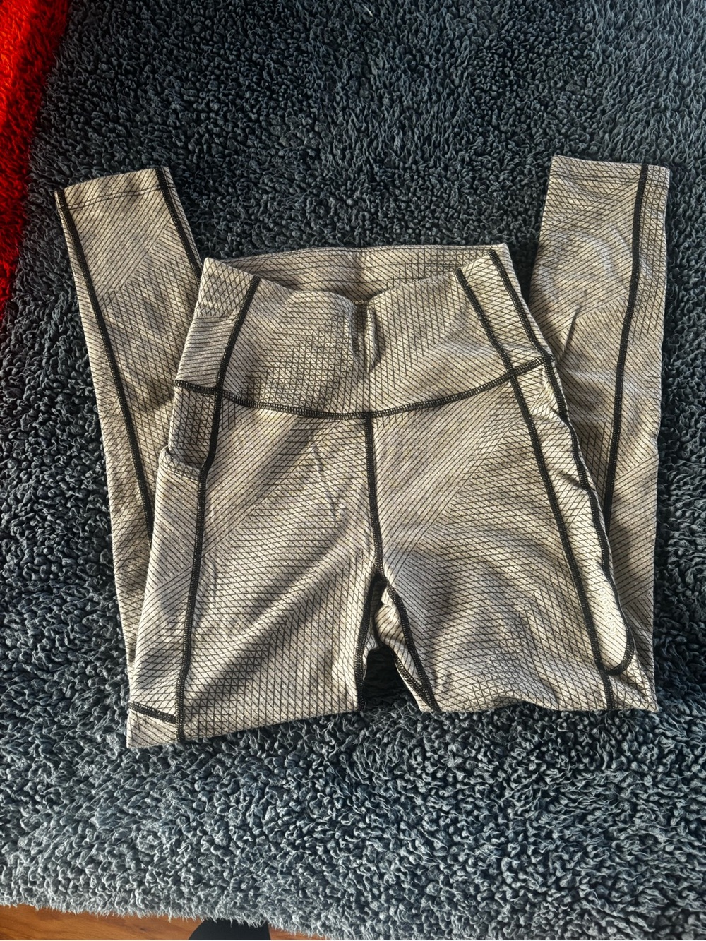 Icebreaker lightweight wool leggings, gray